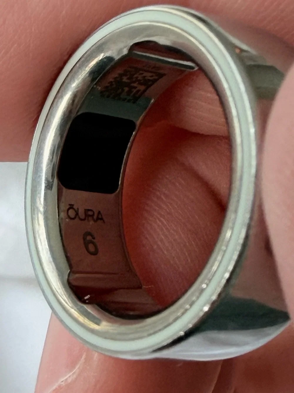 Oura Ring 4 | Silver | Size 6